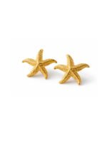 Gold Starfish Earrings - Image 5