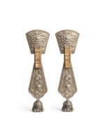 Oxidised Silver Jhumka Earrings - Image 4