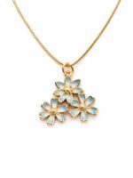 Daisy Bloom Floral Pendant Necklace - Image 4