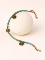 Delicate Bohemian Turquoise Bracelet - Image 3