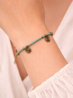 Delicate Bohemian Turquoise Bracelet - Image 2