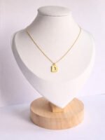 Gold 'D' Letter Pendant Necklace