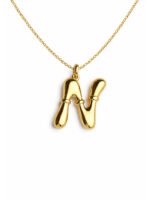 Gold 'N' Wishbone Pendent Necklace - Image 4