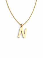 Gold 'N' Letter Pendant Necklace - Image 4