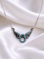 Celestial Wings Evil Eye Necklace