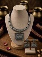 Tribal Oxidised Statement Necklace Set