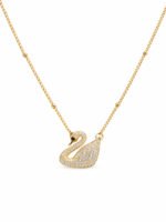 Crystal Swan Pendant Necklace - Image 3