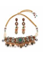 Aarohi Heritage Statement Necklace Set - Image 4