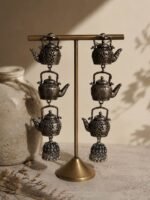 Oxidised Kettle Jhumka Earrings - Image 4