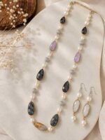 Celeste Pearl Necklace Set - Image 3