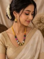 Rangoli Bead Necklace Set - Image 2