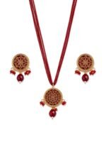 Royal Ruby Necklace Set - Image 4
