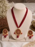 Royal Ruby Necklace Set