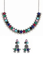 Rangrez Royale Multicolor Choker Set - Image 4