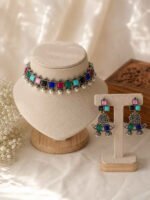 Rangrez Royale Multicolor Choker Set - Image 2