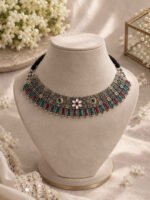 Royal Meenakari Floral Choker Necklace