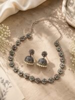 Gulabi Meher Floral Necklace Set