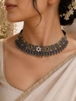 Rangrez Royale Multicolor Oxidised Choker Necklace