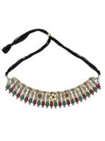 Rangrez Royale Multicolor Oxidised Choker Necklace - Image 4